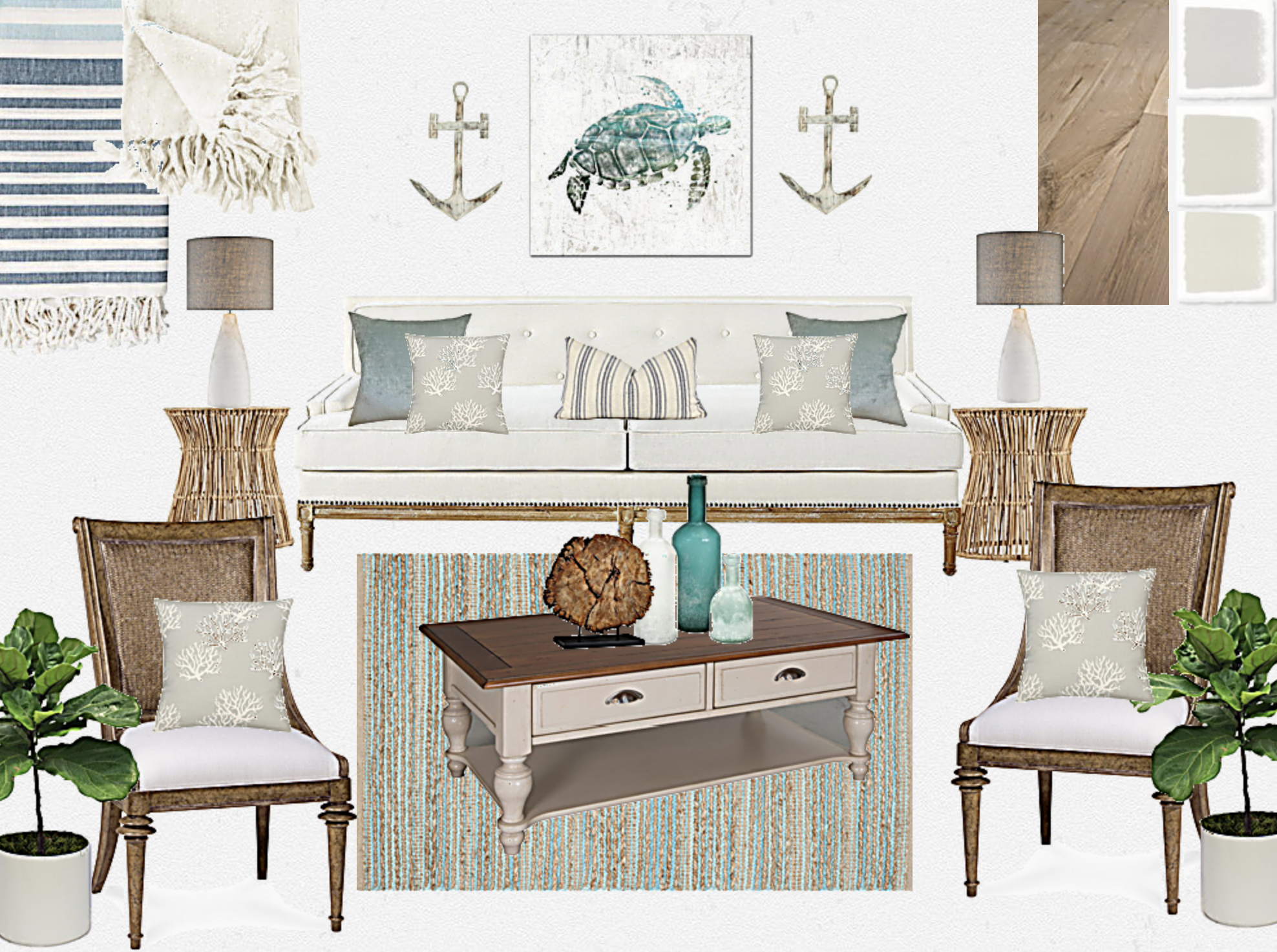 coastal living room